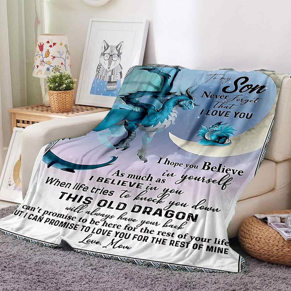 1PC Inspirational Quote Blanket, Throw For Sofa, Bed, Travel, Printing Blanket With Soft And Warm Fabric yy250918179