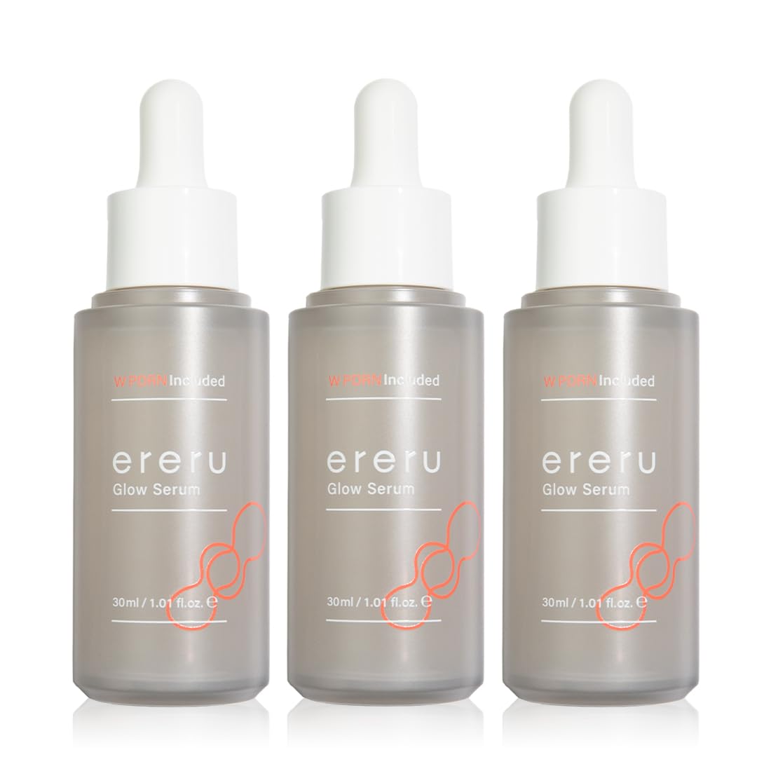 

ereru WPDRN Glow Serum 30 мл PDRN Double Formula Moisturizing Serum Ниацинамид Пантенол Гиалуроновая кислота Коллаген Сделано в Японии [Набор 3]