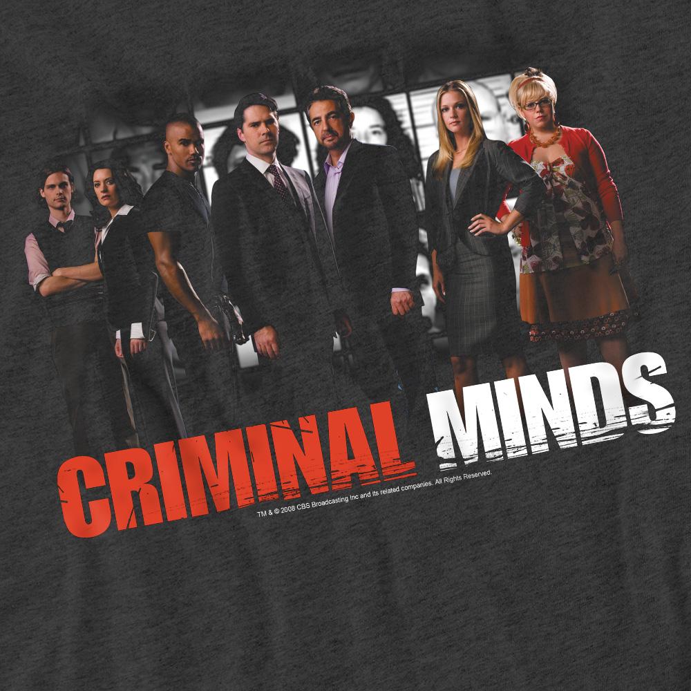 Criminal Minds Unisex Adult The Brain Trust T-Shirt
