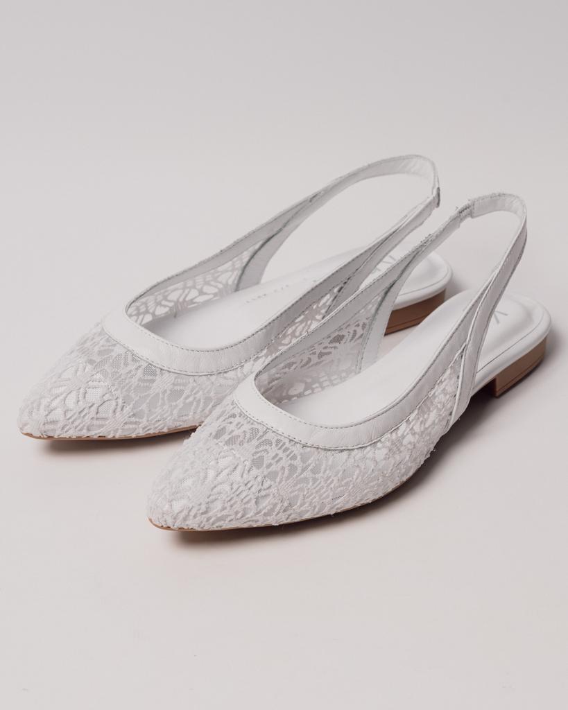 Perforated Sandals Krula 2732211 36 White Leather Textile