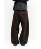 Haechinglum Wide Curve Jeans Brown