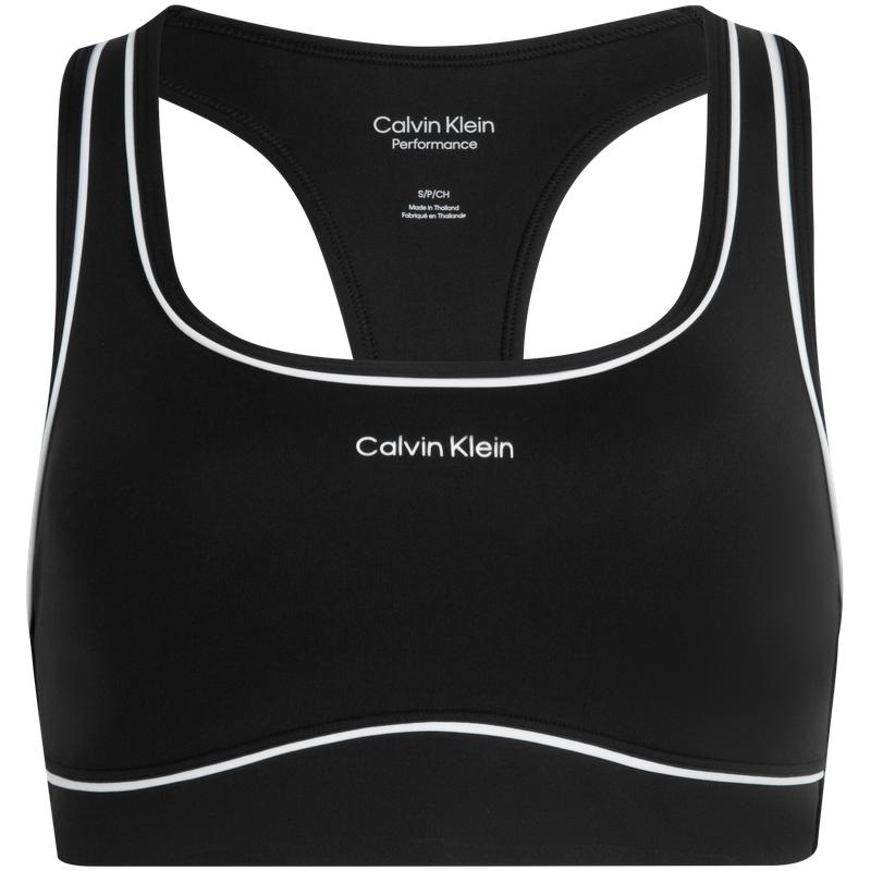 Calvin Klein Wireless Removable Padding Color Block Yoga Fitness Racerback Tank Top Sports Bra Women sports bra GWS6K349 XS