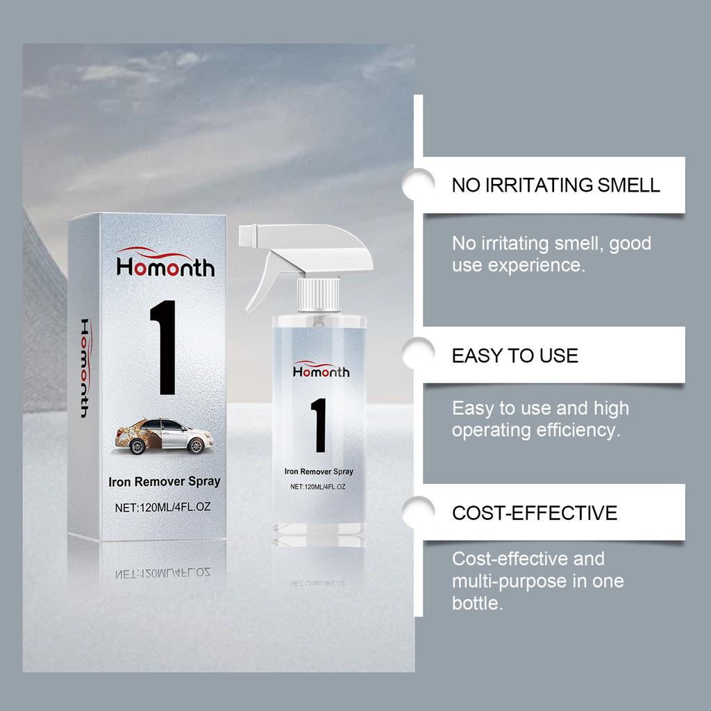 Homonth Automotive Rust Remover Powerful Cleaning And Rust Prevention Solution 120ml