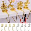 Multifunctional Christmas Sock Hook Stockings Clip Desk Side Hook  New Year