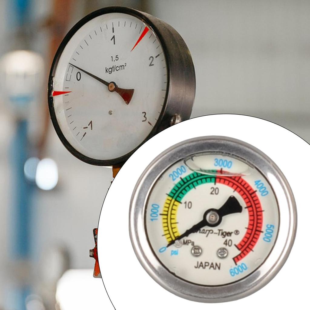 High Pressure Air Pump Gauge Easy to Read Accurate Pressure Inflator Gauge