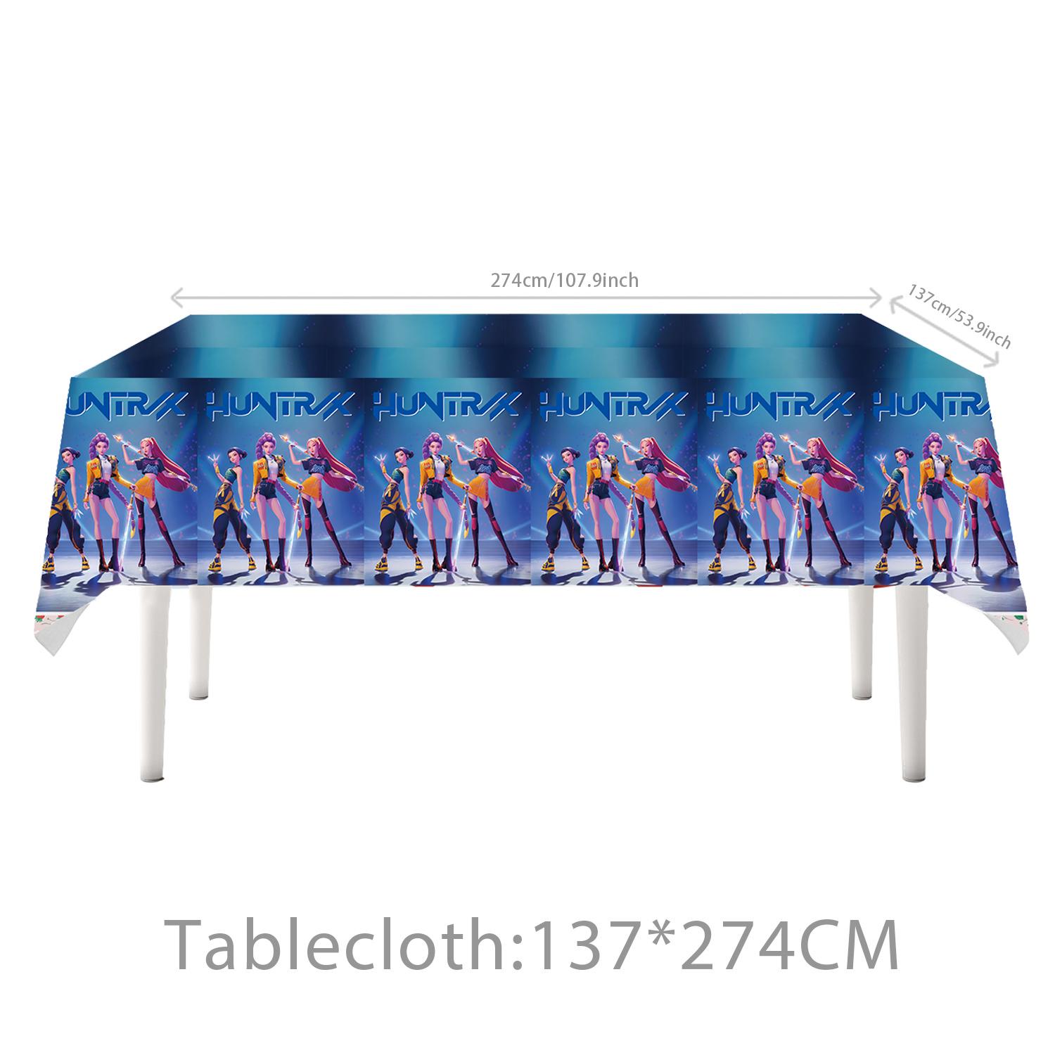 

k pop demon hunters Theme Boy bands and girl groups Birthday Party A grand collection for Baby Shower Disposable party supplies