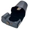 Full Body Vegan Leather Camera Case Bag with Strap