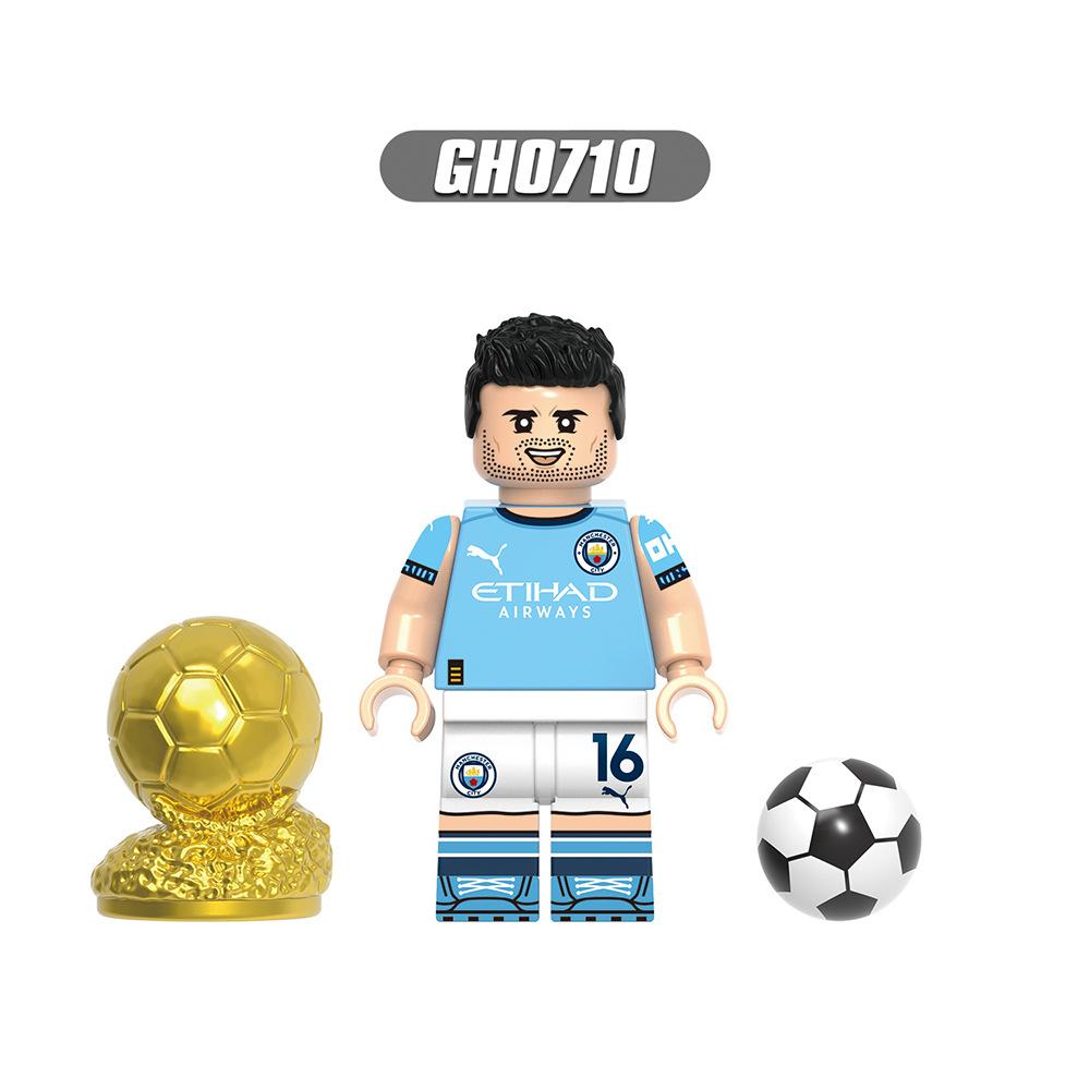 G0191 Building Blocks Mini Action Toy Figures Assemble Bricks Football Players Gifts For Children Kids
