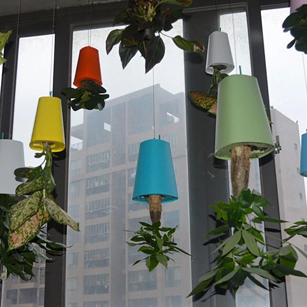 Upside-Down Inverted Sky Garden Hanging Pot Upside Down Planter Flowerpot  Balcony