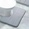 Coral Velvet Bathroom Mat Toilet Kitchen Drying Pad Anti-skid Bathtub Foot Mat Bath Floor Mat Absorbent Sink Pad Entrance Rug