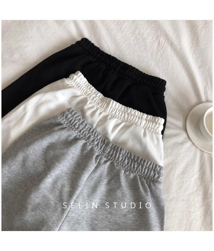 Women's High-Waist Casual Sports Shorts - Slimming, Elastic, Versatile Summer Wear