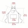 1pc Thick Canvas Apron for Foreign Trade Processing Work Cowboy Horticulture Coffee Shop Waterproof Horticulture Kitchen Apron