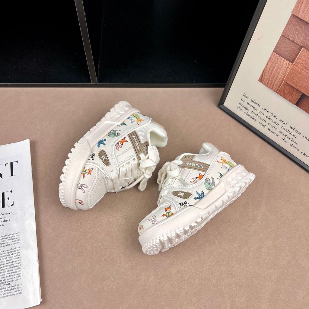 2026 Spring Kids' Cartoon Comfort Sneakers - Boys' and Girls' Versatile Sport Style