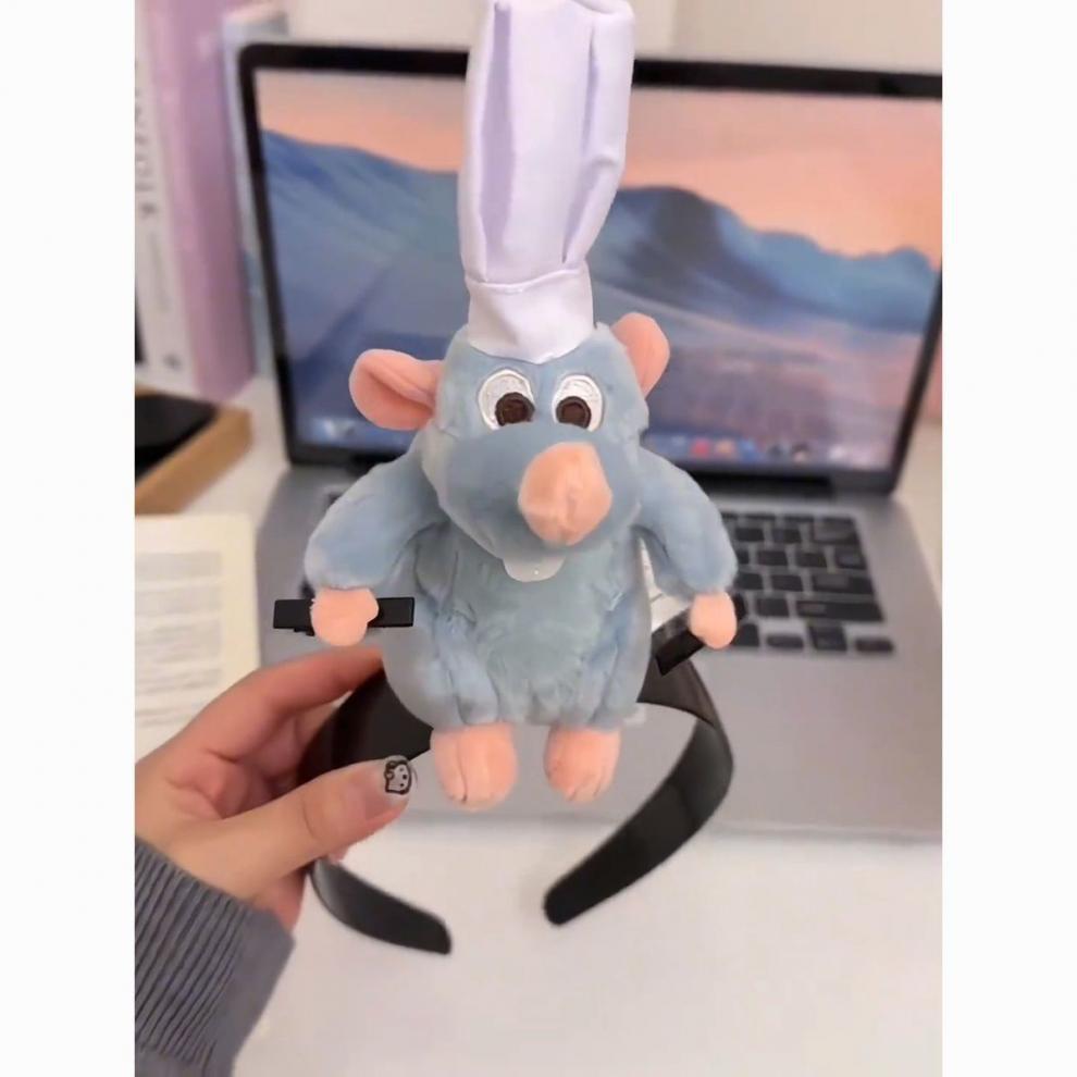 Adorable Ratatouille Plush Toy with Shoulder Magnet & Free Shipping