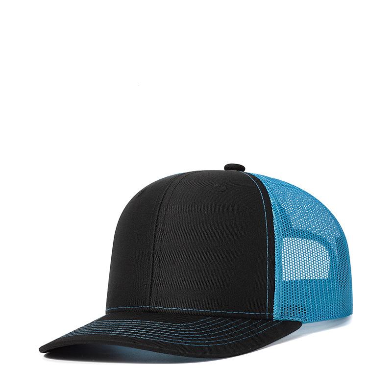 Custom Logo Animal Hunting Leather Patch Mesh Snapback Richardson 112 Trucker Hats Caps Duck Camo Trucker Hats