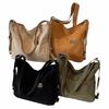 Korean Style Corduroy Tote Bag Elegan Crossbody Bag Casual Multifunctional Shoulder Bag  Travel