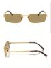 Prada PRA60S Gold Metal Sunglasses, Geometric UV400 Shades for Men & Women