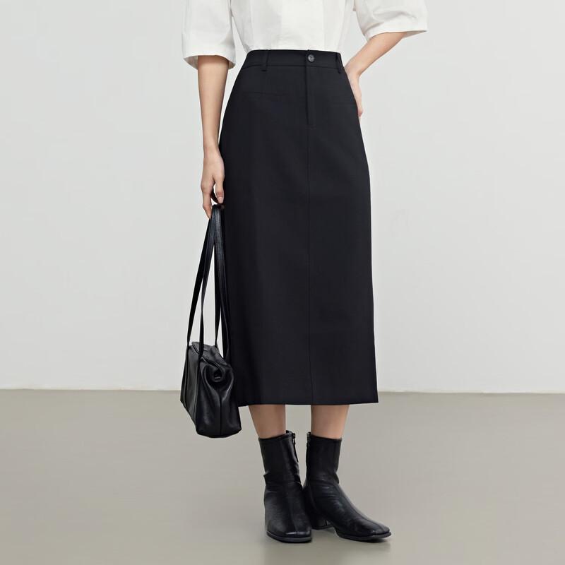 Elva' Island Women's A-Line High-Waist Skirt