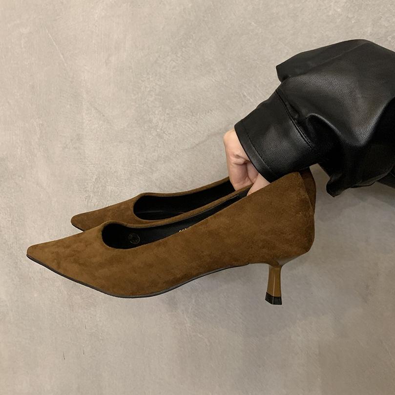 

Fashion Bailamos Fashion Sexy Flower Pointed Toe Thin Low Heels Pumps Women Elegant Wedding Slingback Mules Shoes Zapatos De Mujer 40 коричневый