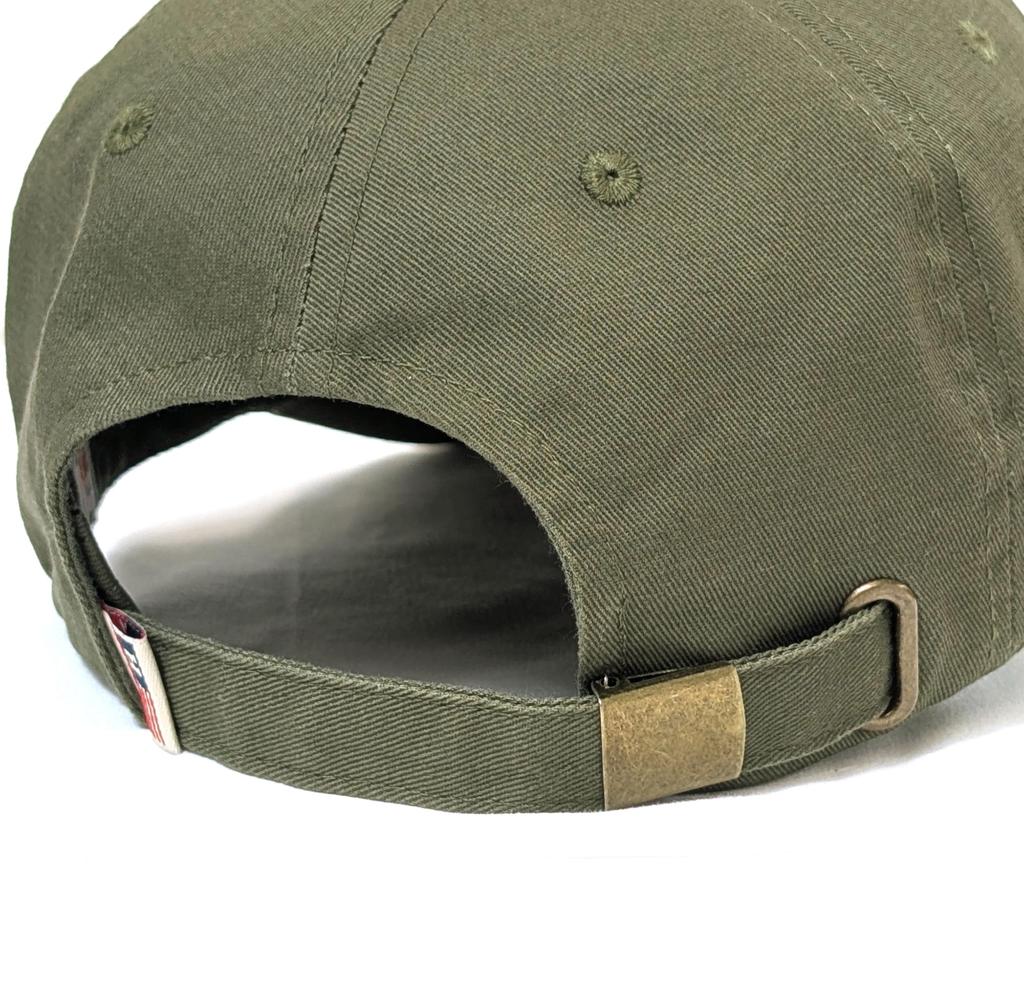 and Cotton Twill Baseball Cap with Embroidered Logo 36 [Healthknit] Women's Men's (4190, Khaki)