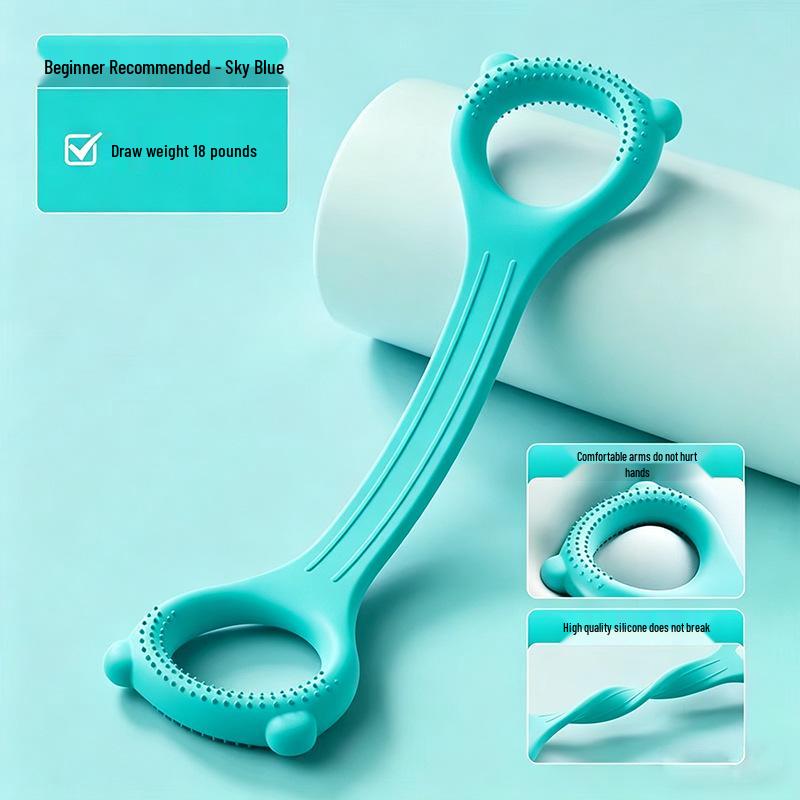 Figure-8 Fitness Band: Women's Chest Expander & Back Training Yoga Elastic