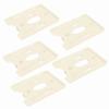 5 Pcs IC Card Holder Windshield Card Display Sleeve for Community Personnel Vehicle Management with Suction Cup