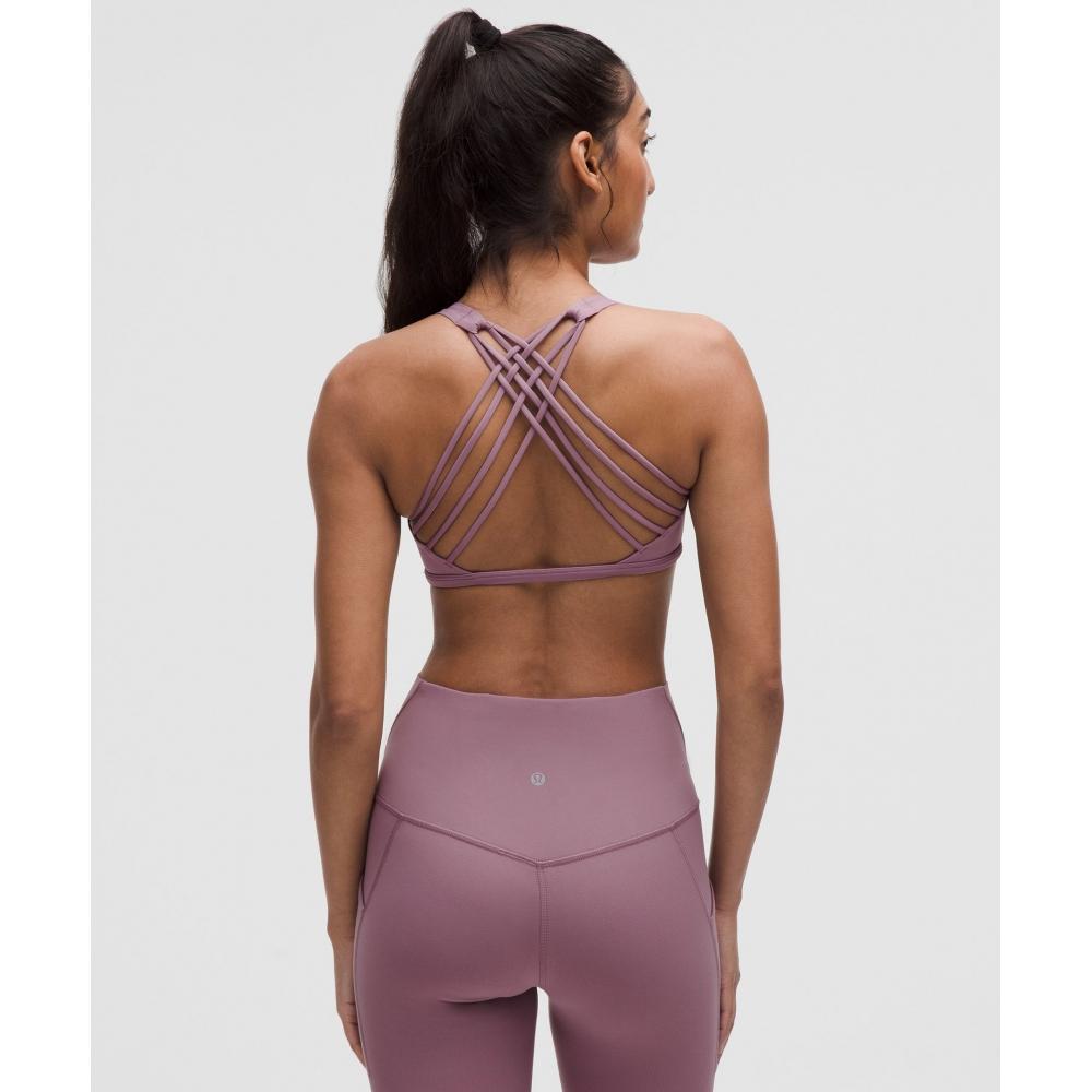 Lululemon Free To Be BrA   Wild  Light Support  A B Cup lAvender Lux
