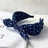 Pretty Floral Print Satin Cloth Knotted Headbands for Women Girls Daily Shopping Party Holiday Head Hoop Accessories