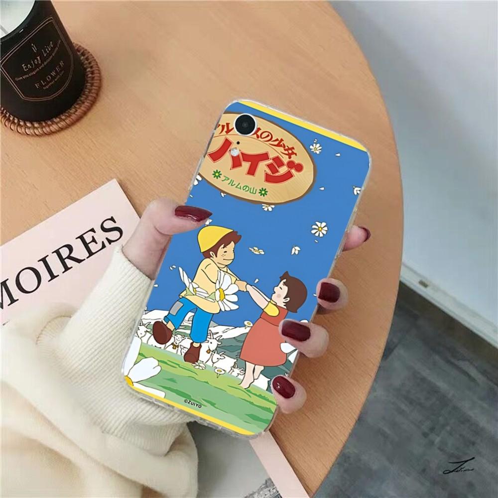 Cute Heidi Phone Case for iPhone 15 8 7 6 6S Plus X SE 2020 XR XS 14 11 12 13 Mini Pro Max Mobile Case