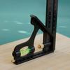 150/200/250mm Multifunctional Combination Movable Ruler Protractor Angle Ruler Level Aligner Inclinometro Woodworking Tools