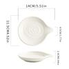 Kitchen Storage Spoon Holder in a Water Droplet Shape, Ceramic Long-Handled Spoon Rack, Suitable for Soup Spoons, Small Spoons, And Large Spoons