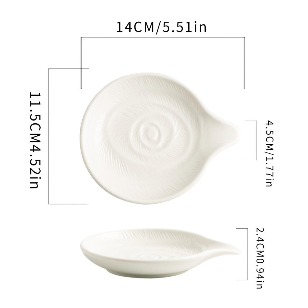 Kitchen Storage Spoon Holder in a Water Droplet Shape, Ceramic Long-Handled Spoon Rack, Suitable for Soup Spoons, Small Spoons, And Large Spoons