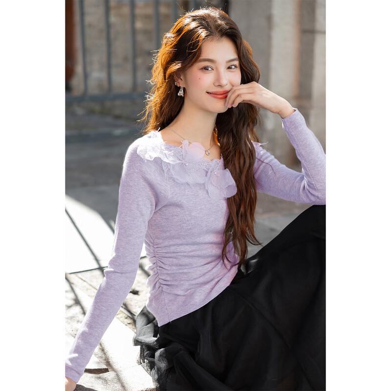 Mokaana Women's One-Shoulder Knit Top