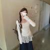 Ballet-Inspired Lace Halter Sweater for Women - Autumn/Winter Korean Style
