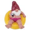 Pool Schwimmer Gnom Statue Harz Pool Party Entspannend Lustig Garten Schwimmende Gnom Figur für Außendekor