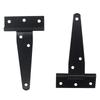 Heavy Duty T Hinges for Wood Door Wrought Iron Gate Hardware Rustproof T Hinges Set Simple Installs for Barns & Sheds
