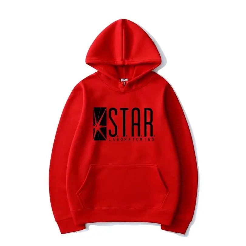 2025 hoodie solid color Star Labs warm pullover fashionable hip-hop street wear men's and women's autumn and winter hoodies