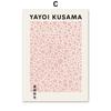 Japanese Yayoi Kusama Pumpkin Polka Dot Wall Art Canvas Painting Nordic Posters And Prints Wall Pictures For Living Room Decor