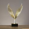 Eagle Abstract Figurine Decorative Resin Geometric   Animal Wing Sculpture Ornament for   Living Room