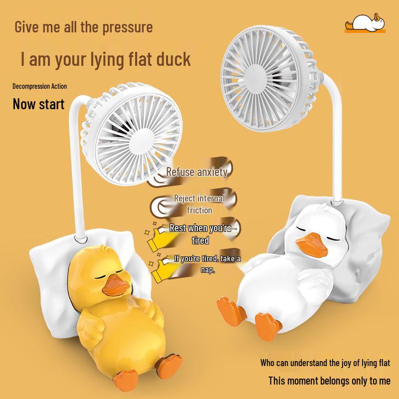 Rechargeable Mini Duck Fan - Handheld USB Portable for Kids See Details