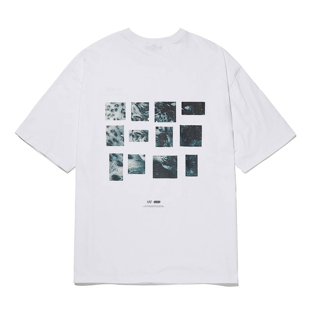 Pollution Collage Oversized Tee M