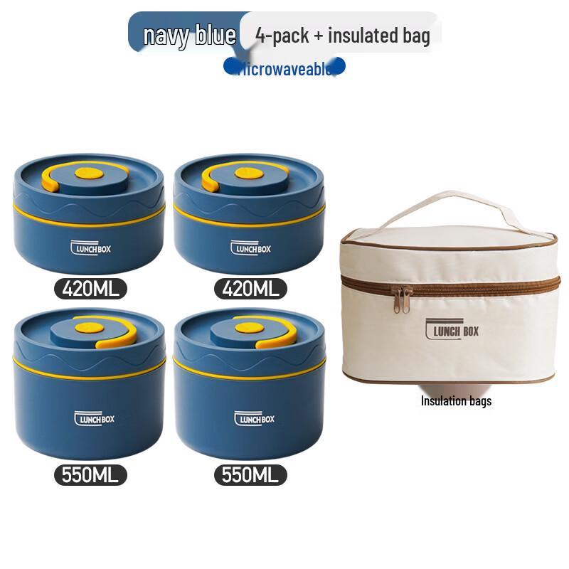 Shengjia Insulated Stainless Steel Round Lunch Box
