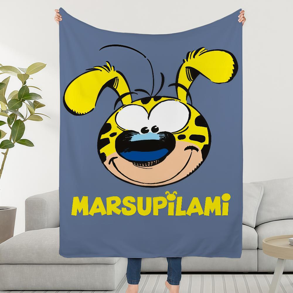 Lustige Niedliche M-Marsupilami Cartoon Decke Weich Warm Flauschige Überwurf Super Kinderspielzeug Bett Sofa Auto Kinderbett