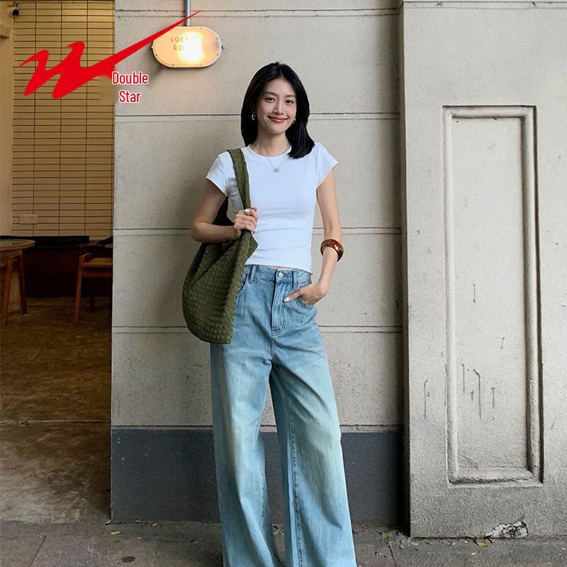 Shuangxing Women s Slim Fit Short Sleeve T-Shirt 2XL