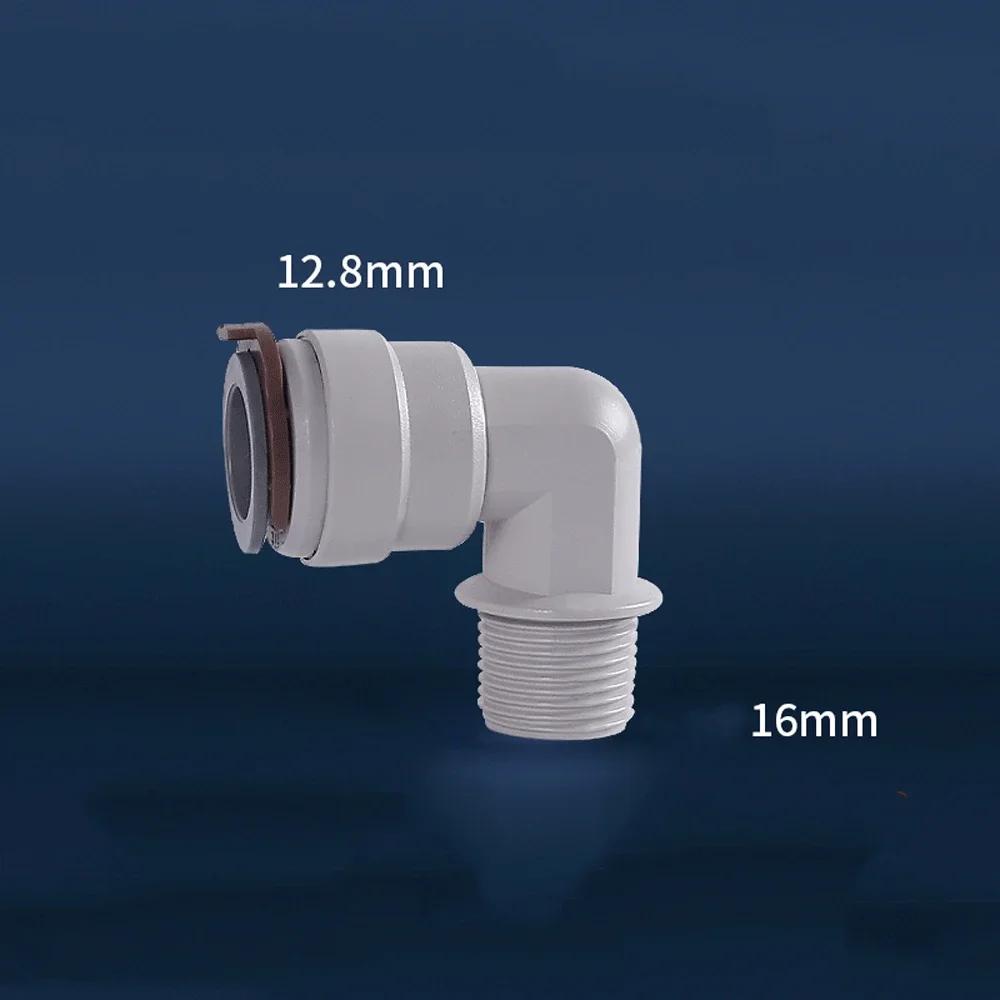 Ajuste 3/8" 1/2" DE X 3/8" Tubo Cotovelo Reto T Conector Rápido de Encaixe POM para Aquário Sistema de Osmose Reversa Filtro de Água RO