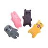 Pet Supplies Cute Animal Shaped Catnip Plush Toy Durable Chewable Teething Interactive Play Cat Toy