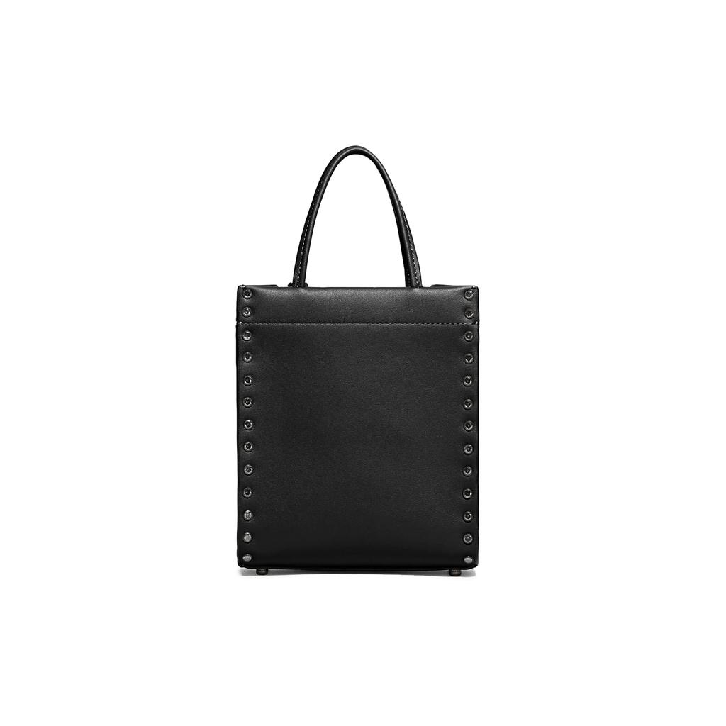 New COACH Cashin Leather Shoulder Bag Crossbody Bag Handbag Mini Women's Black CE729-V5BLK