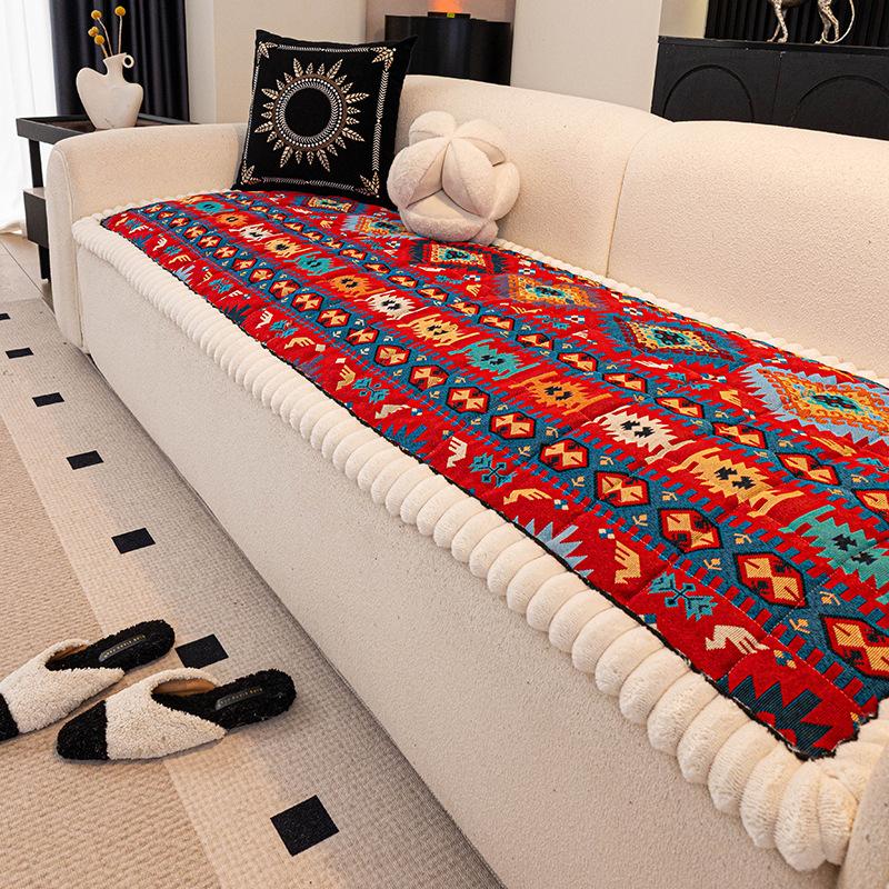 Sofa Cushion Thickened Bohemian Wind Non-Slip