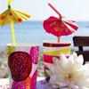 25pcs Flamingo Umbrella Pineapple Theme Disposable Plastic Straw Tropical Summer Beach Outdoor Camping Decoration Party Supplies