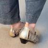Women Sandals Pointed Toe Elegant Woman Hollow Out Narrow Band Sandals Summer Leather Low Heels Shoes Big Size Zapatos De Mujer